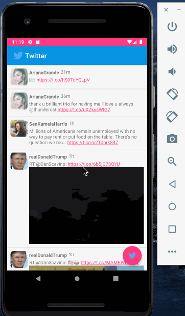 Twitter Clone screenshot